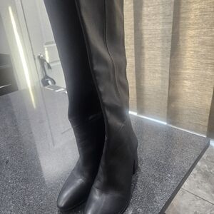 Zara, tall leather knee boot
